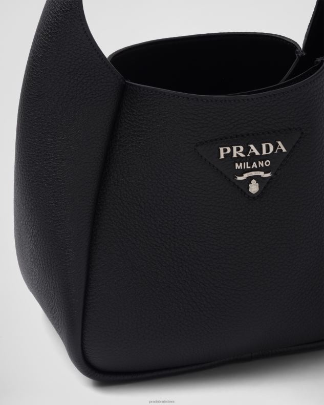 Prada tašky čierna ženy kožená kabelka 602LP778